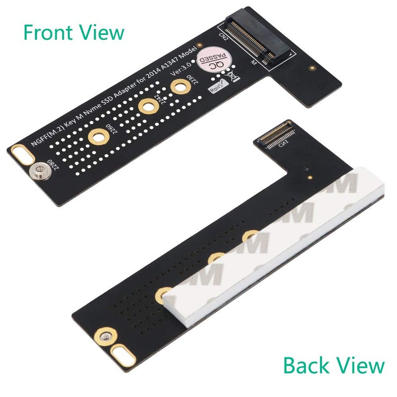 Mustpoint PCI-E x4 x2 M.2 NGFF M-Key NVME AHCI SSD Converter Card Adapter Raiser for MacBook Mini A1347 2014 MEGEN2 MEGEM2 MEGEQ2 NVME SSD - Image 3